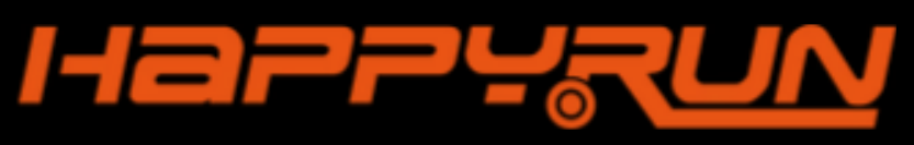Happy run Sports Logo