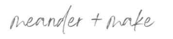 Meander and Make Logo