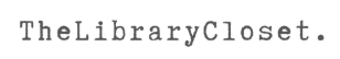 TheLibraryCloset Logo